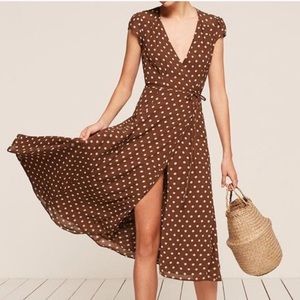 Reformation Carina Wrap Dress